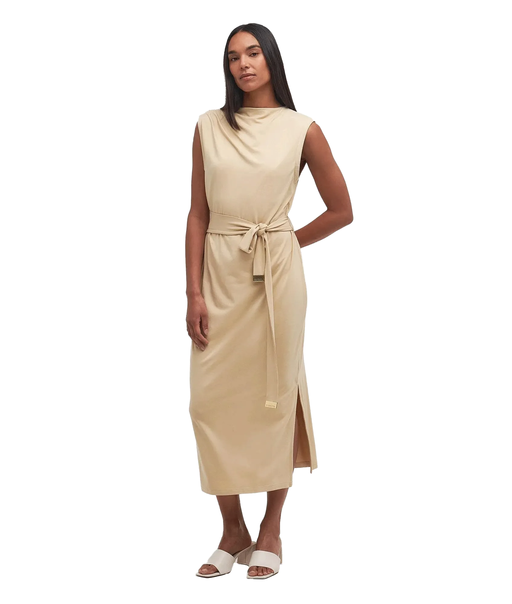 Courtney Midi Dress - Beige