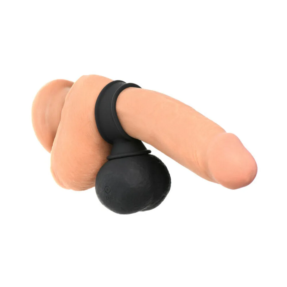 Curve Toys Jock 28X Vibrating Silicone Balls with Remote Control Large Black