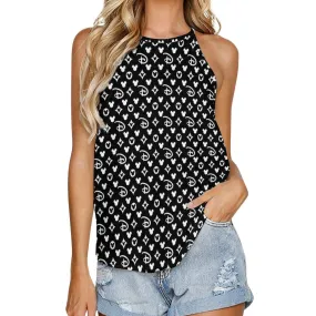 Designer Women's Round-Neck Vest Tank Top