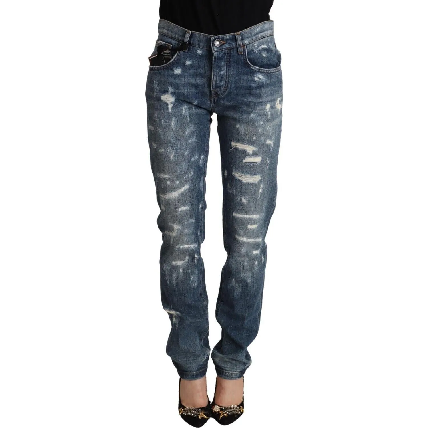 Dolce & Gabbana Elegant Skinny Denim Jeans for the Modern Woman