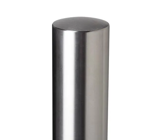 Essentials 304 Stainless Steel Semi Dome Top Bollard