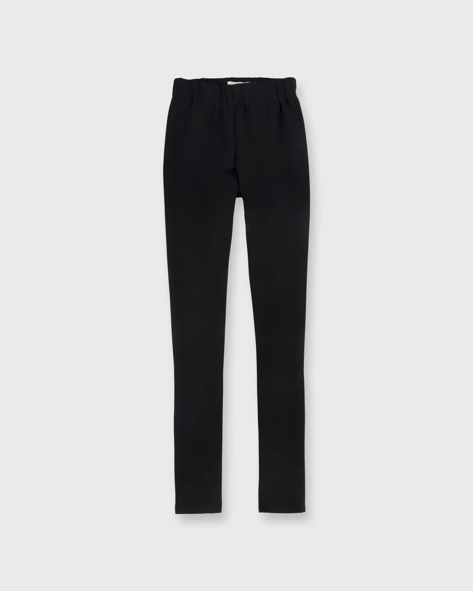 Faye Legging Pant in Black Ponte Knit