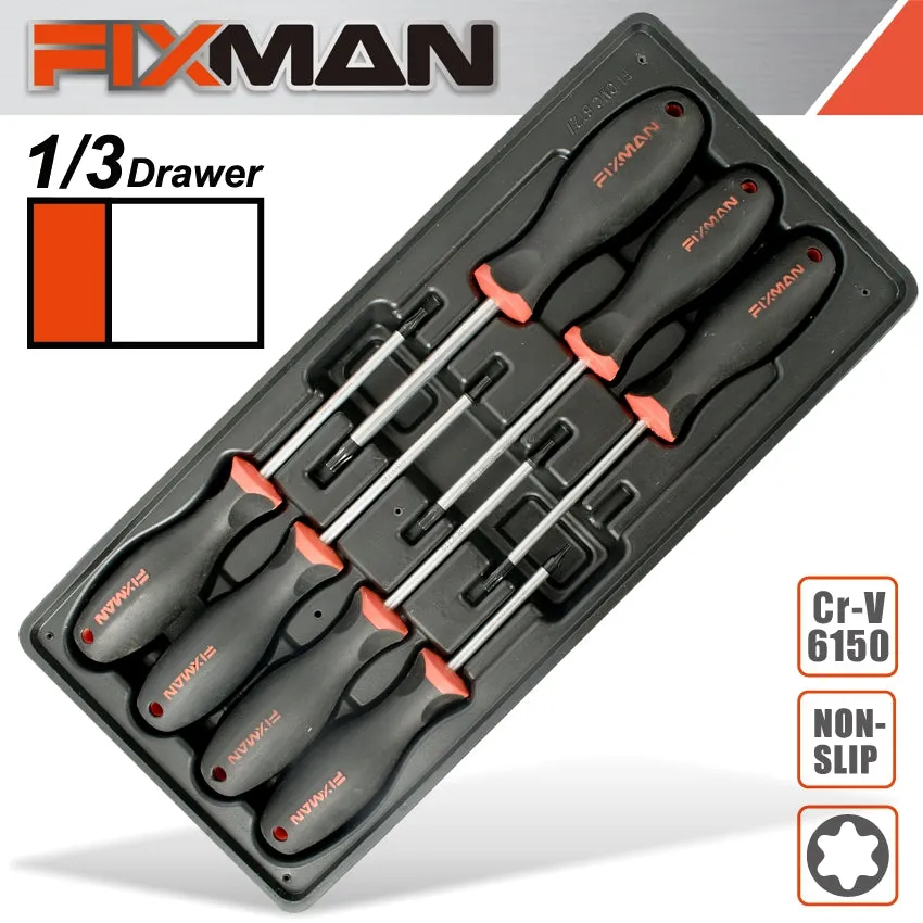 FIXMAN FIXMAN TRAY 7 PIECE TORX SCREWDRIVERS FIX F1BT27