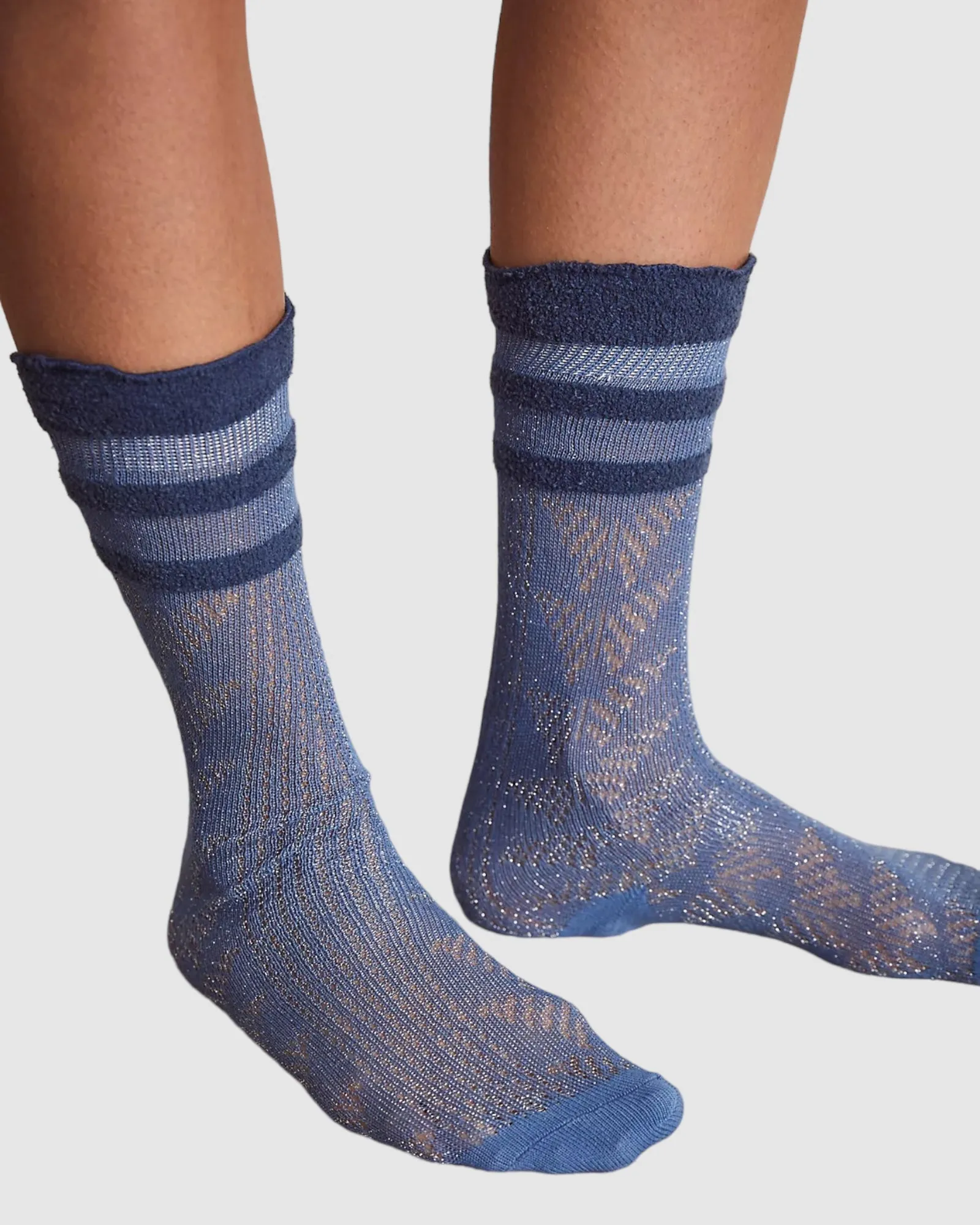 Folk Law Socks - Blue