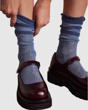 Folk Law Socks - Blue