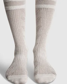 Folk Law Socks -White