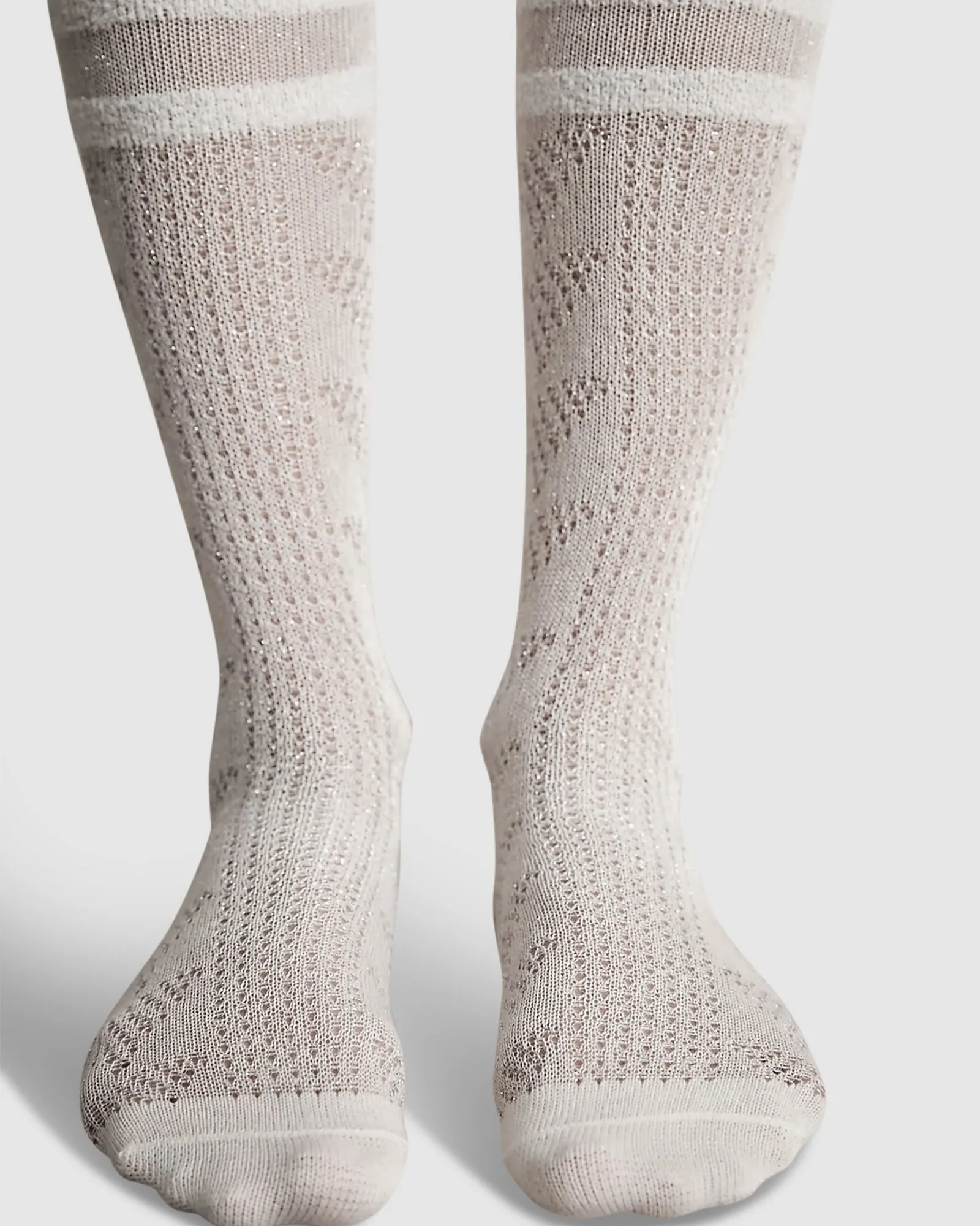 Folk Law Socks -White