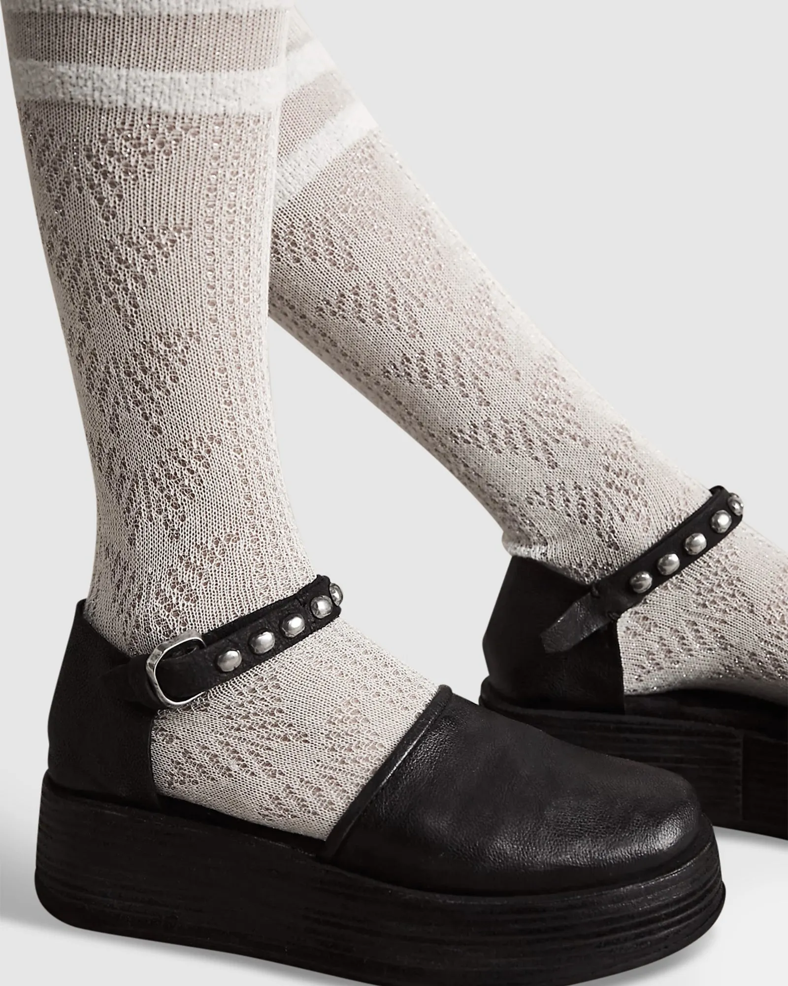 Folk Law Socks -White