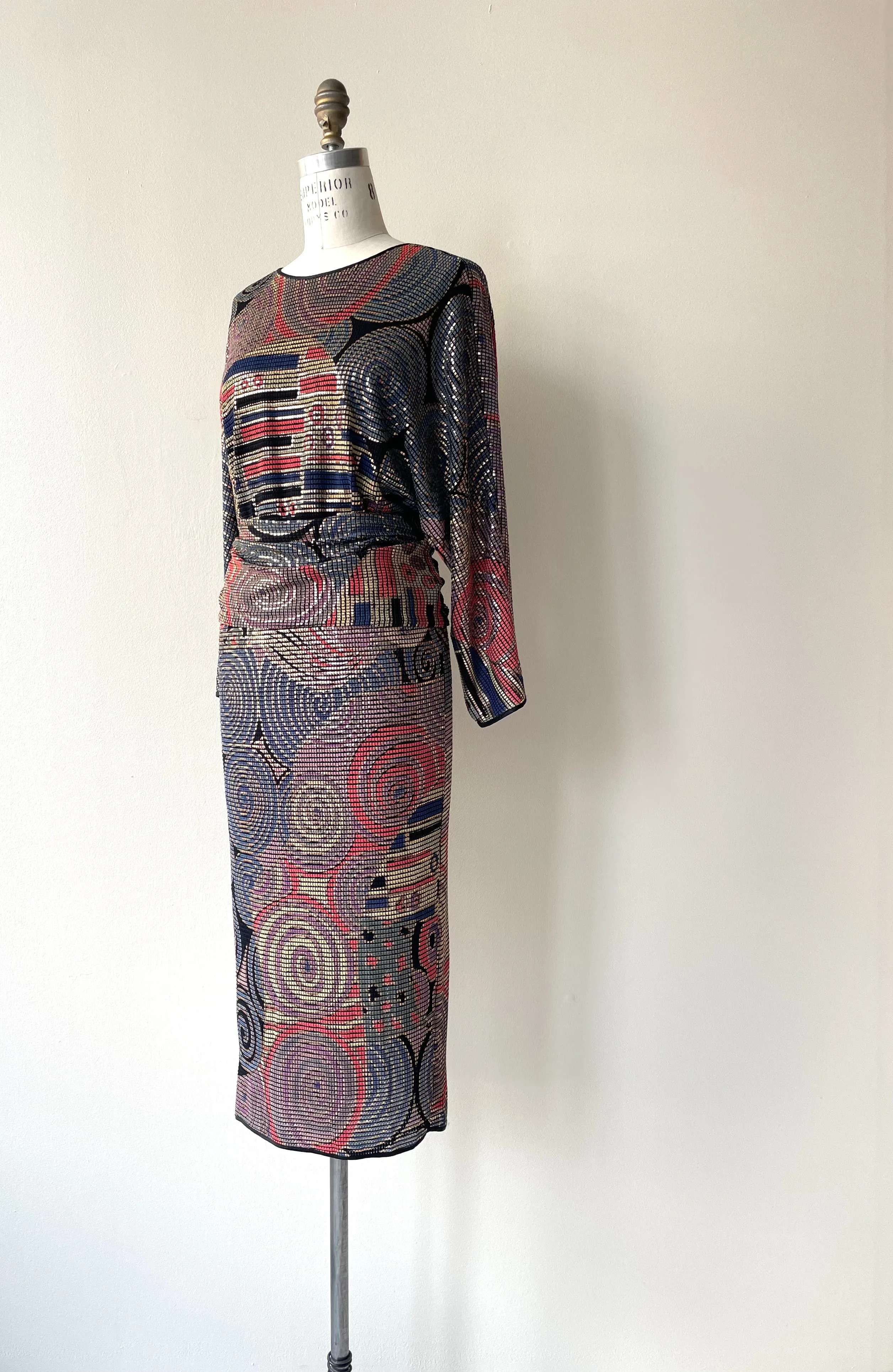 Frances La Vie Mosaic Dress | 1970s