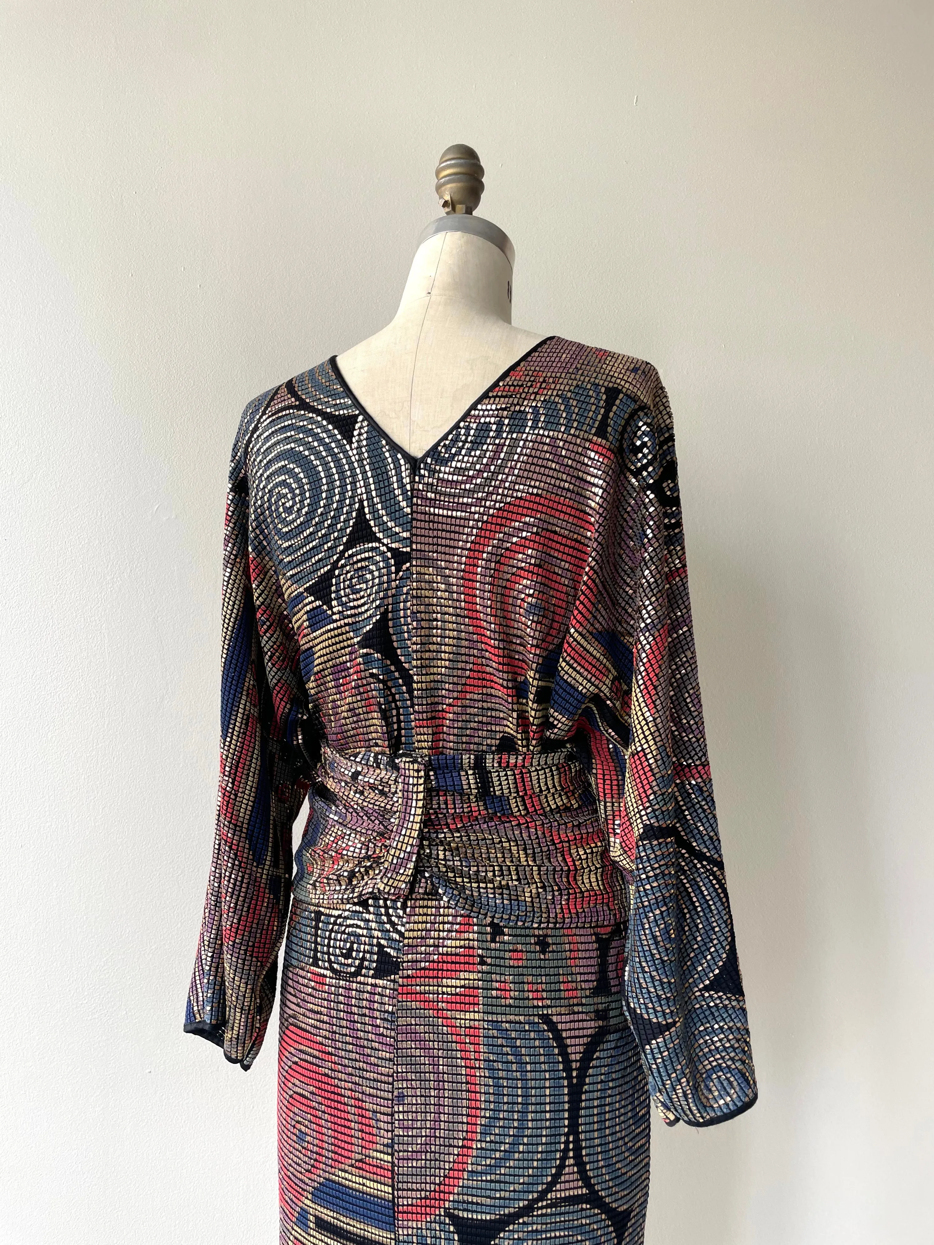 Frances La Vie Mosaic Dress | 1970s