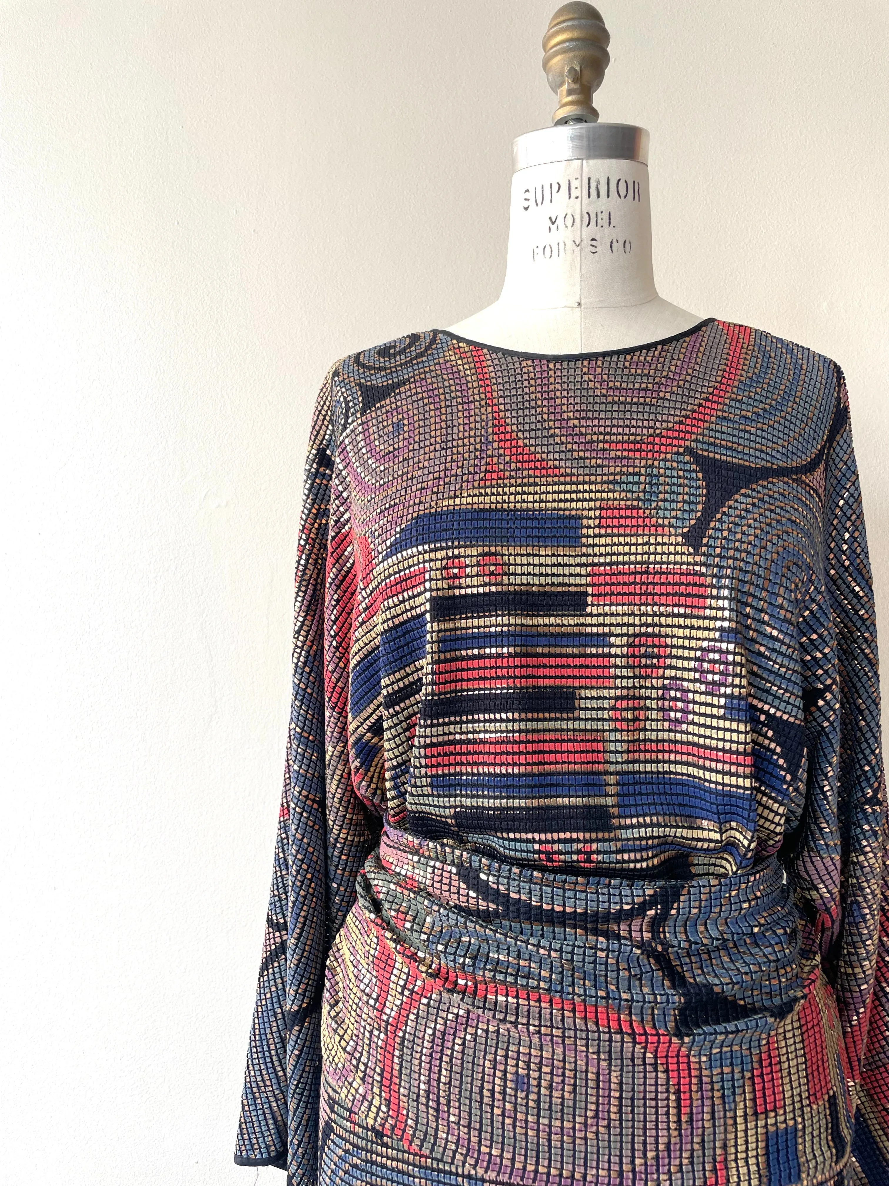 Frances La Vie Mosaic Dress | 1970s