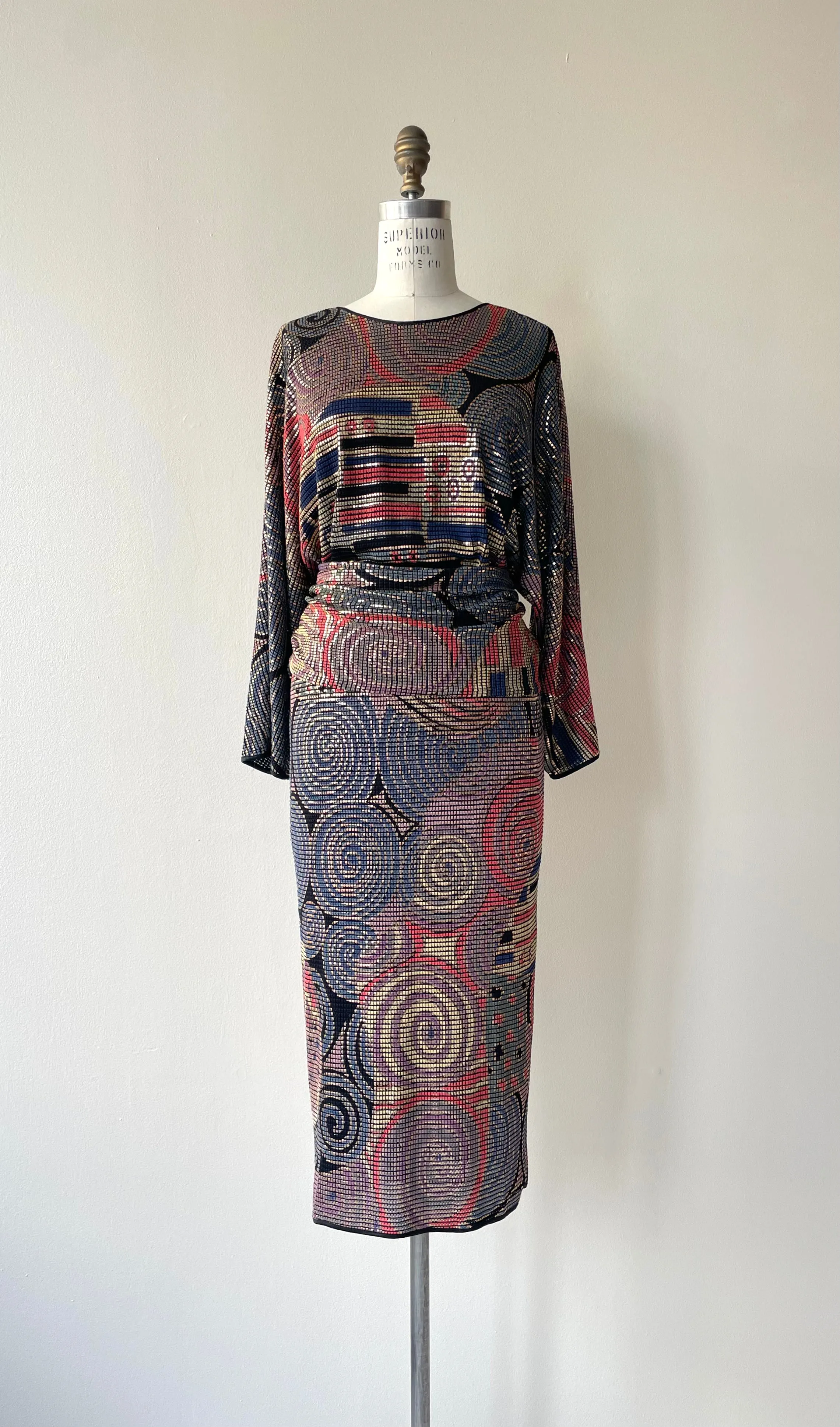 Frances La Vie Mosaic Dress | 1970s