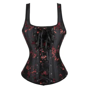 Funki Buys | Lingerie | Women's Vintage Floral Lace Up Corsets