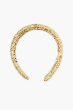 Gold Marina Puffy Headband