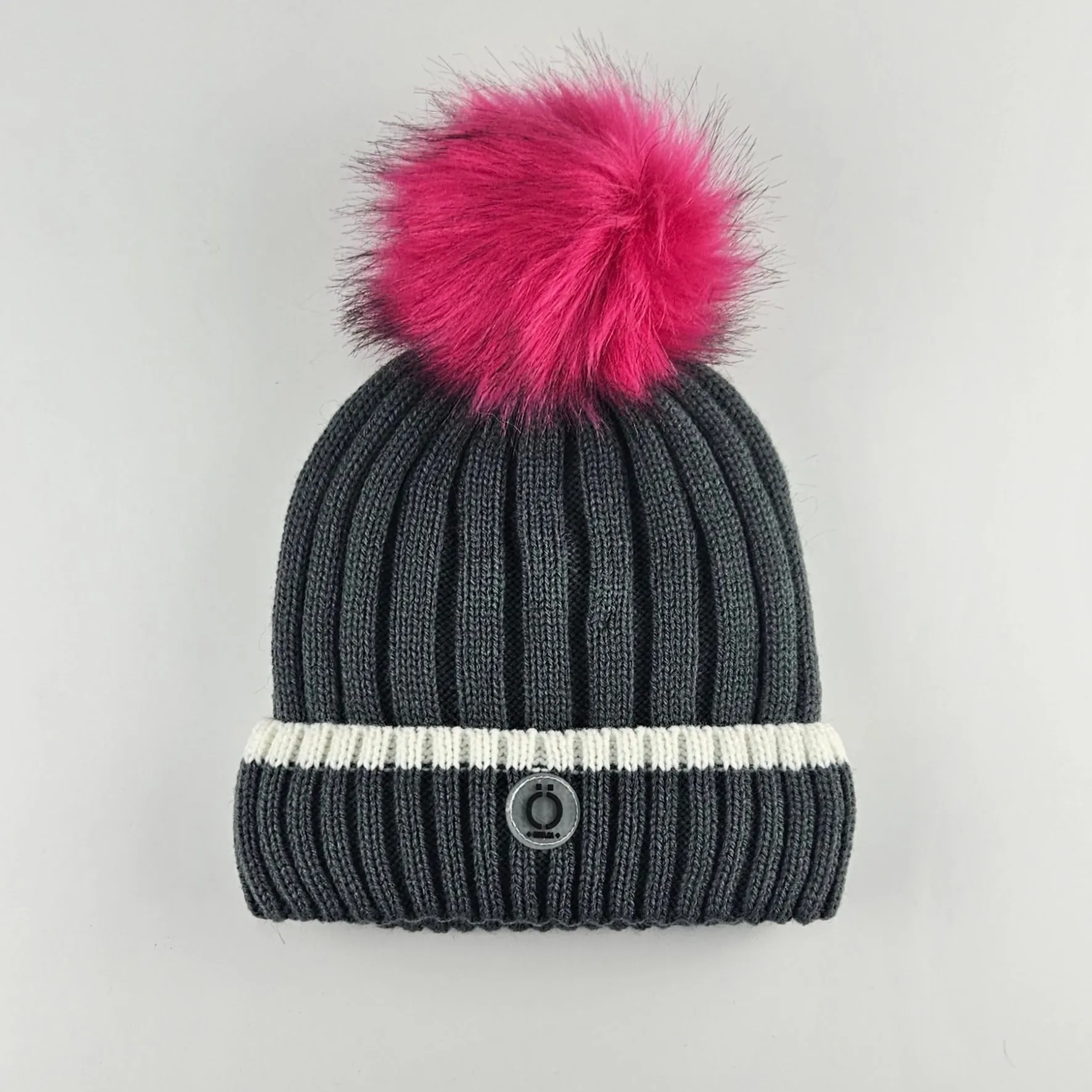 Grey Stripe Tuque