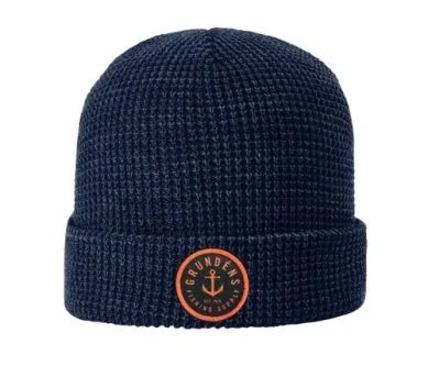 Grundens Anchor Waffle Beanie