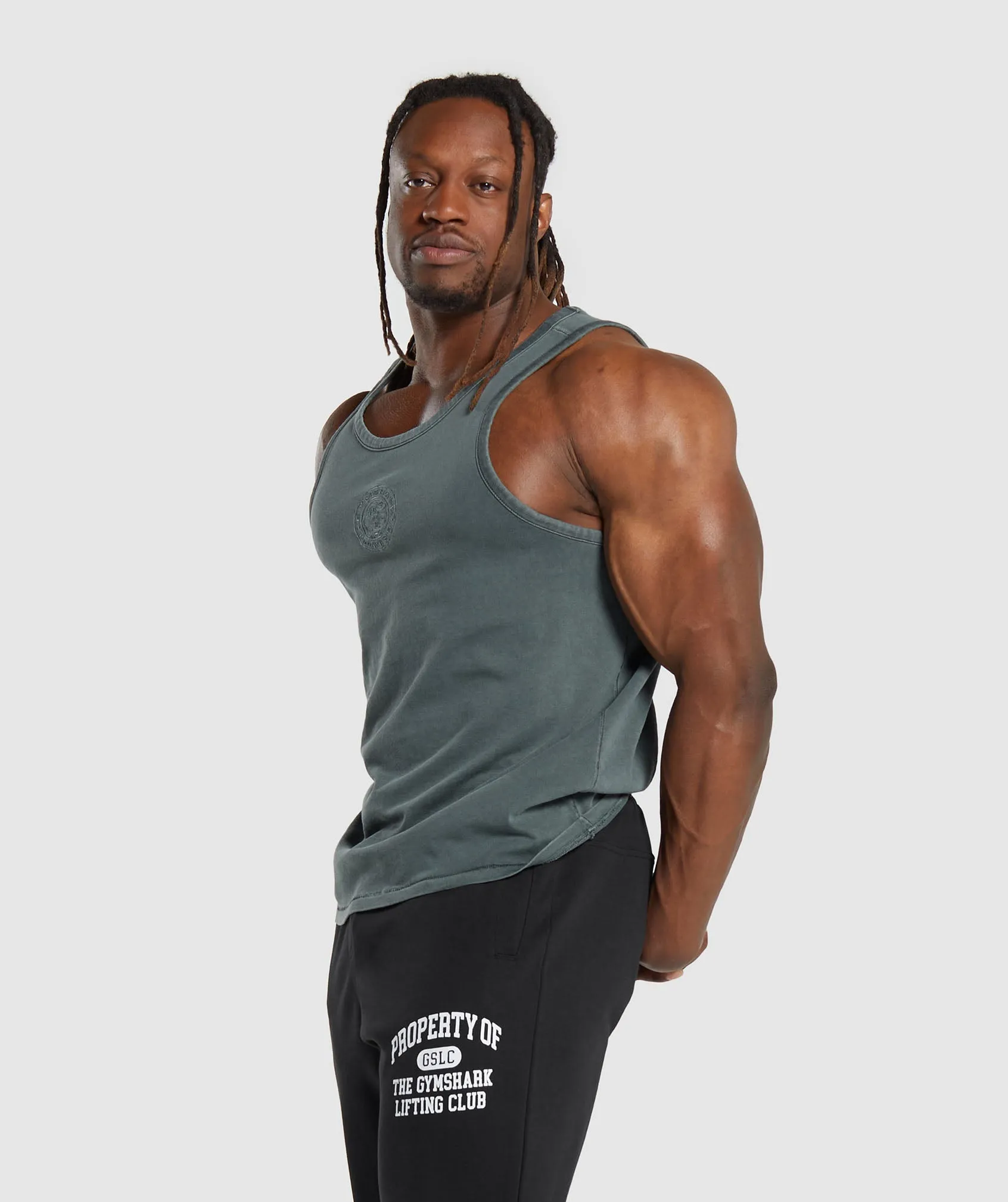 Gymshark Premium Legacy Tank - Cargo Teal