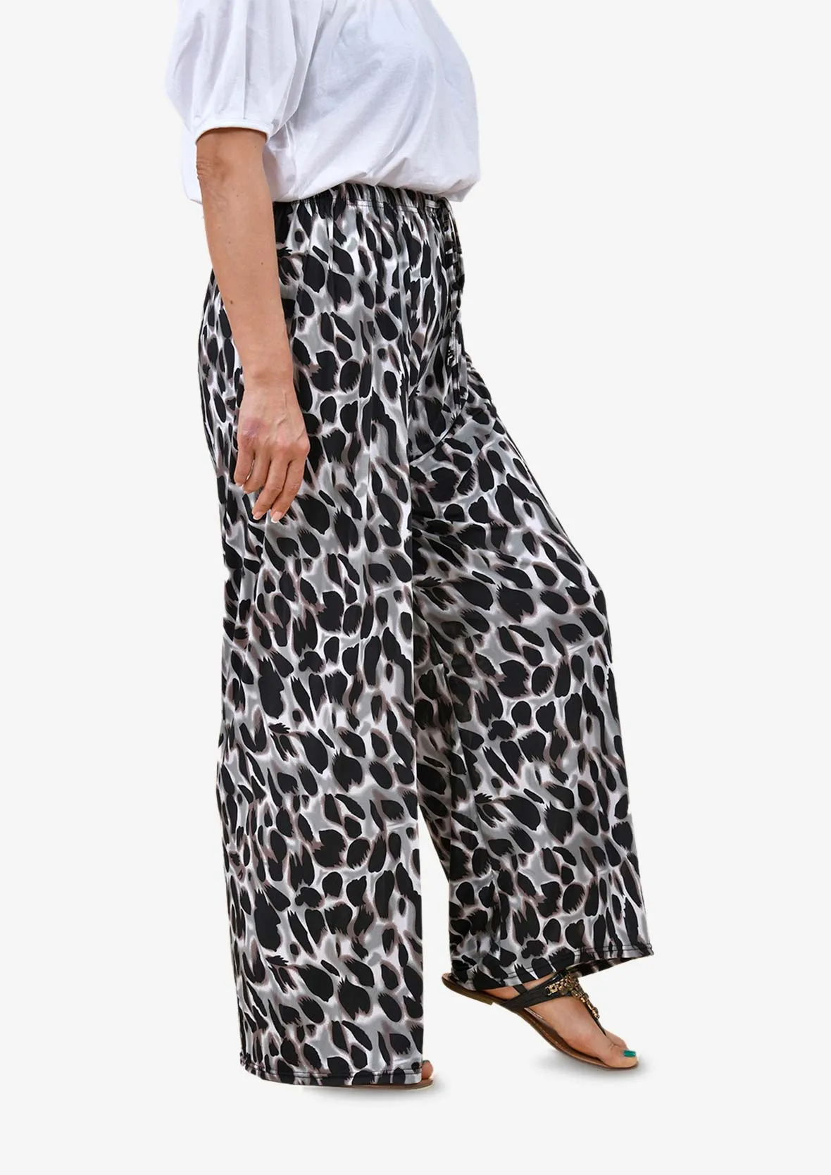 High Waist Wide Leg Trousers