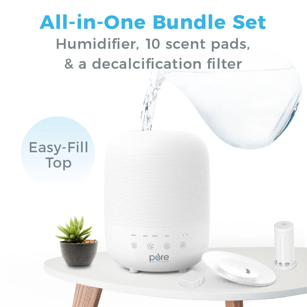 HUME™ Sense Bundle - 1 Humidifier, 1 Filter, & 10 Scent Pads