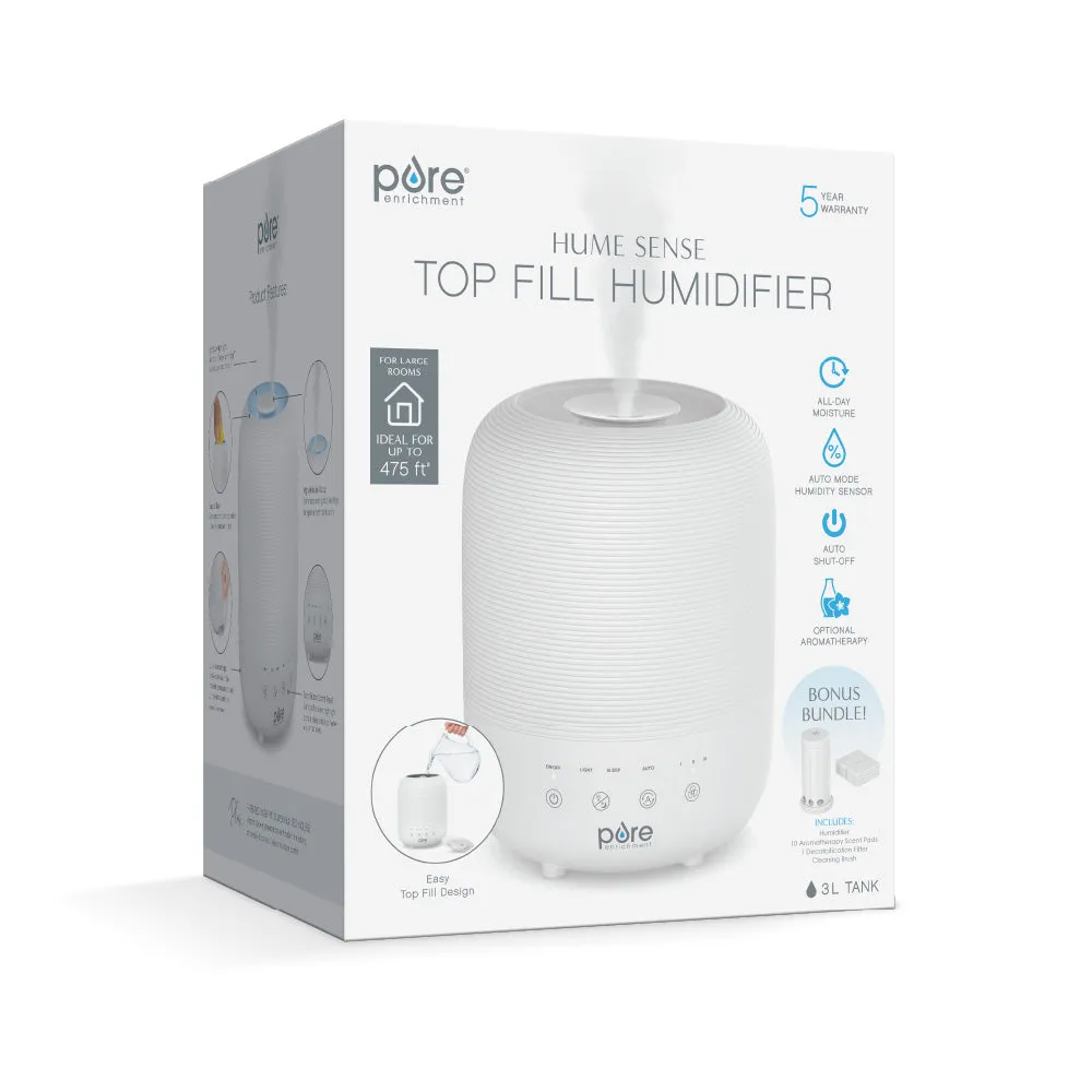 HUME™ Sense Bundle - 1 Humidifier, 1 Filter, & 10 Scent Pads