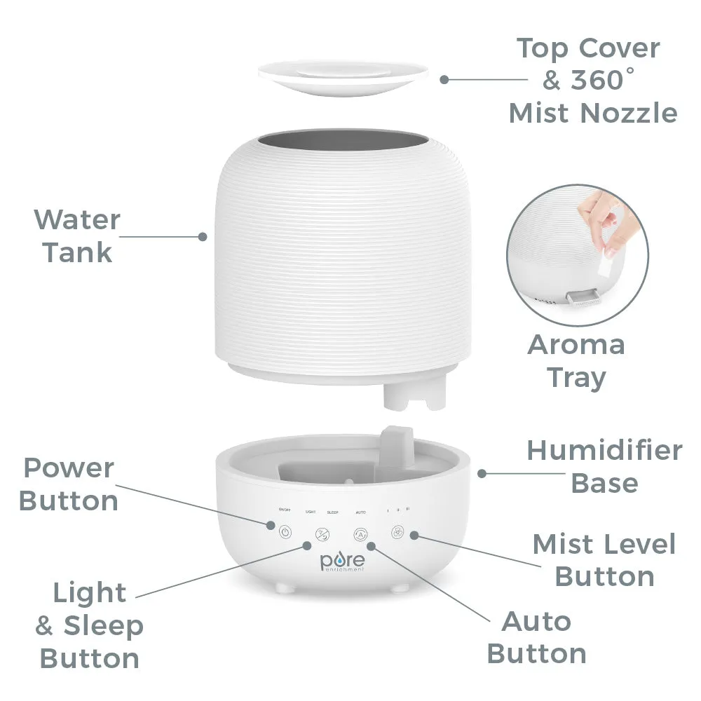 HUME™ Sense Bundle - 1 Humidifier, 1 Filter, & 10 Scent Pads