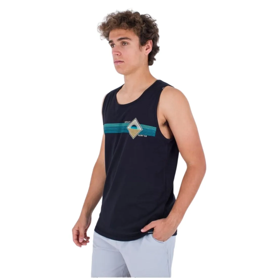 Hurley Everyday Sunrise Tank Top Vest - Black