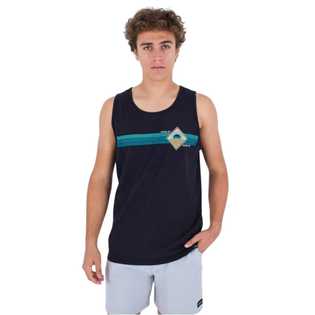 Hurley Everyday Sunrise Tank Top Vest - Black