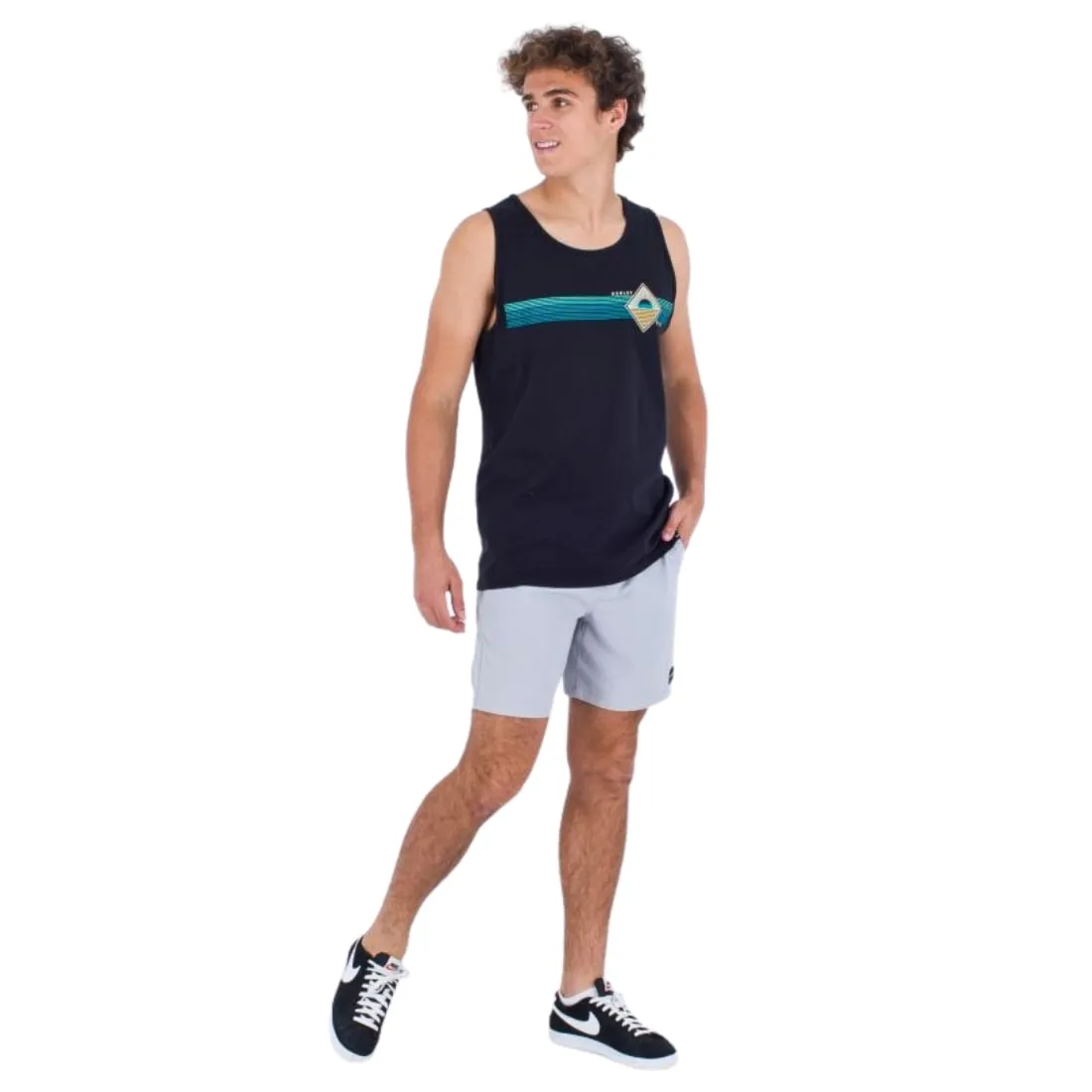 Hurley Everyday Sunrise Tank Top Vest - Black