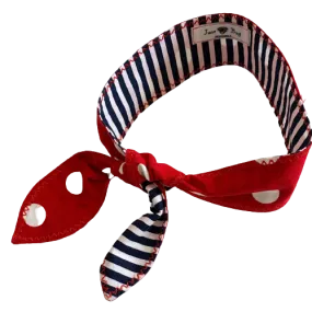 June Bug Bandana - Dot Skinny Scarf