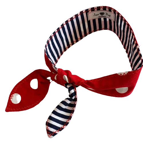 June Bug Bandana - Dot Skinny Scarf