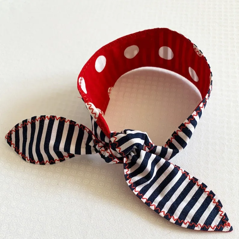 June Bug Bandana - Dot Skinny Scarf