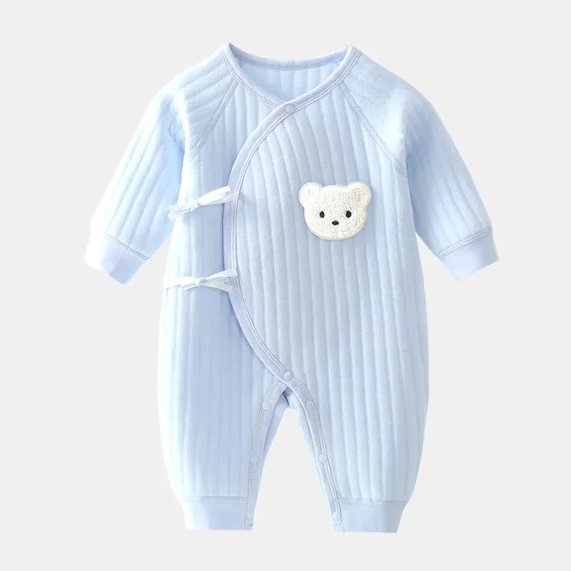 Kids Cross-over romper Bear