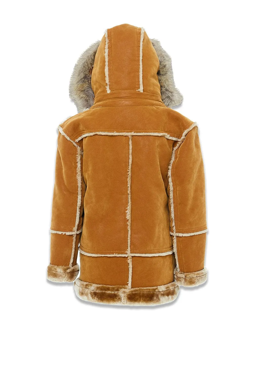 Kids Denali Shearling Jacket (Cognac)