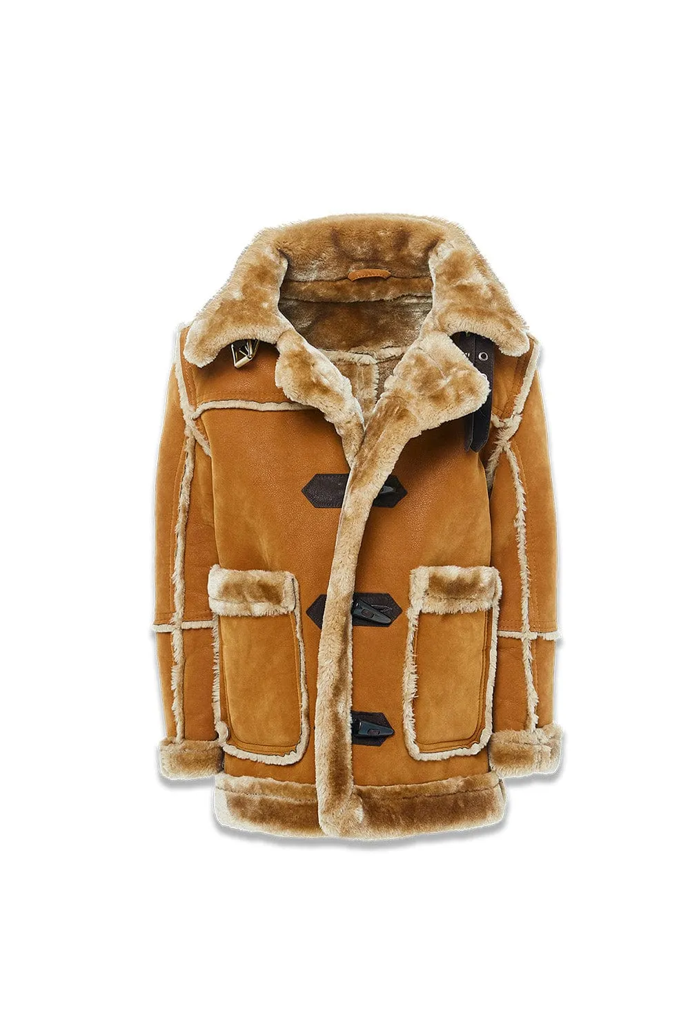 Kids Denali Shearling Jacket (Cognac)