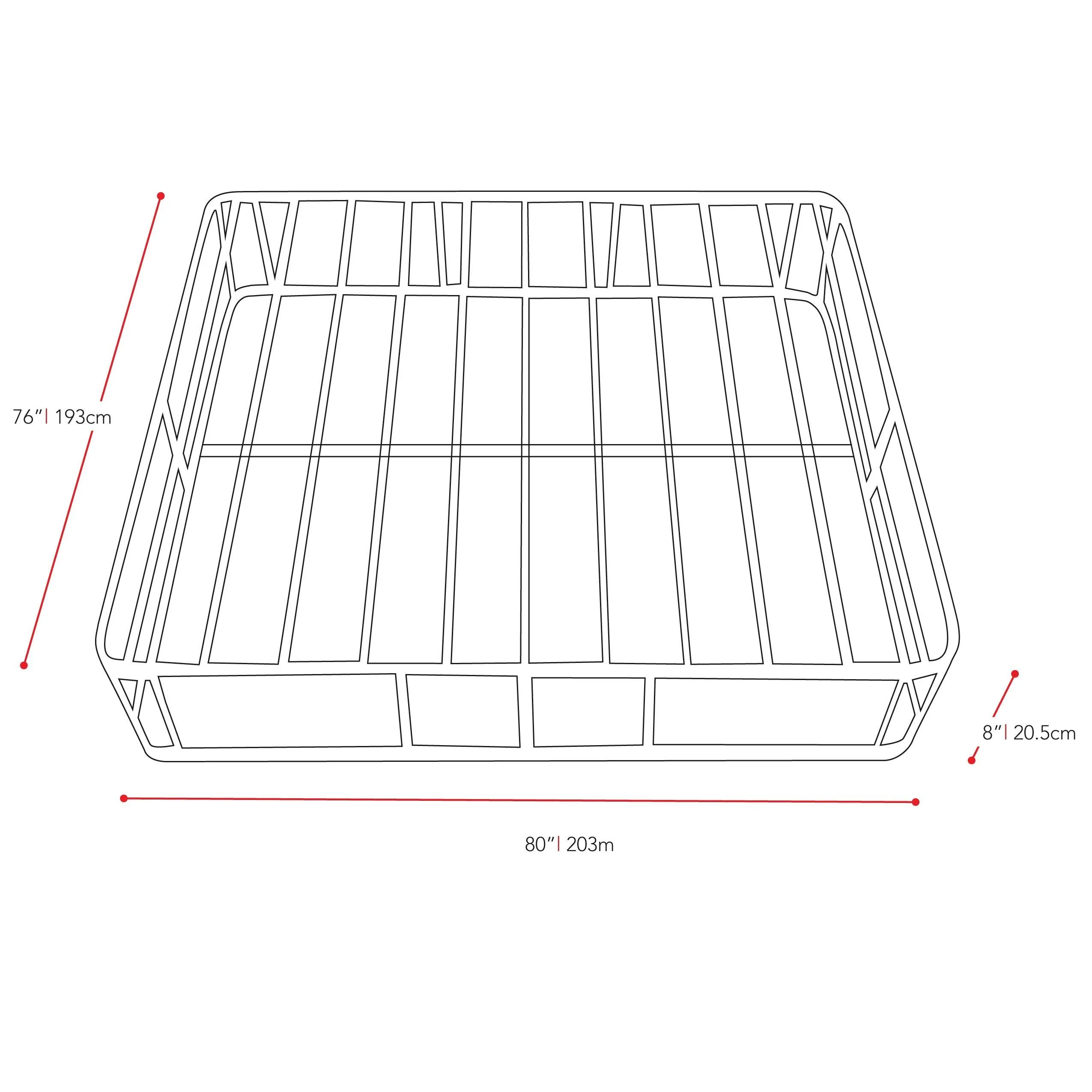 King Box Spring, Ready-to-Assemble