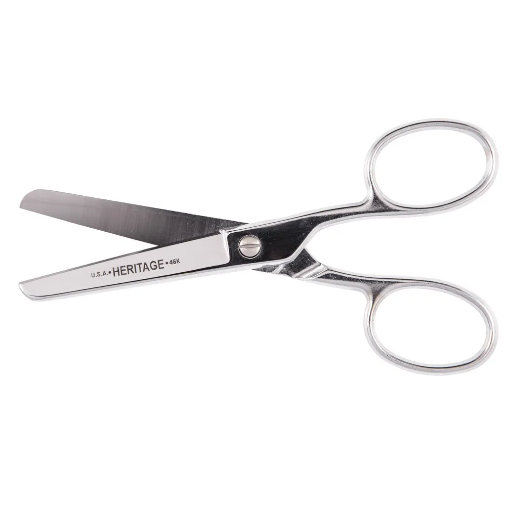 Klein G46HC Safety Scissors w/Large Rings, 6"