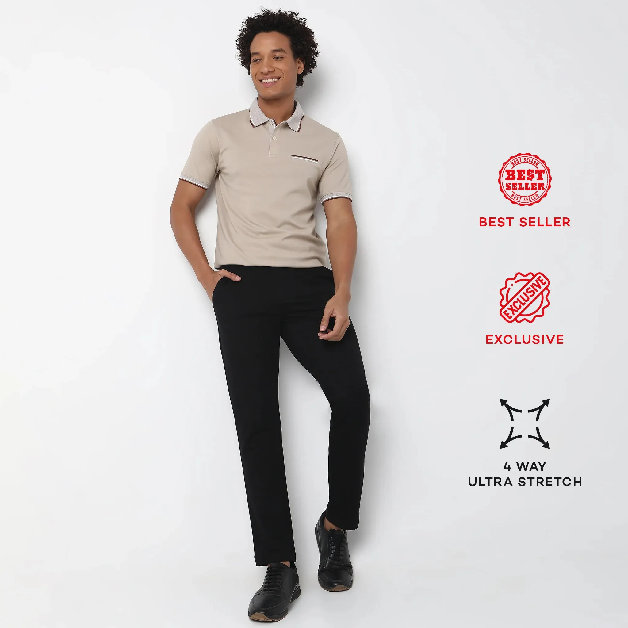 Knit Crop Chinos™  - Ulitimate Comfort - 4 Way Flexibility by E-Fast® Stretch