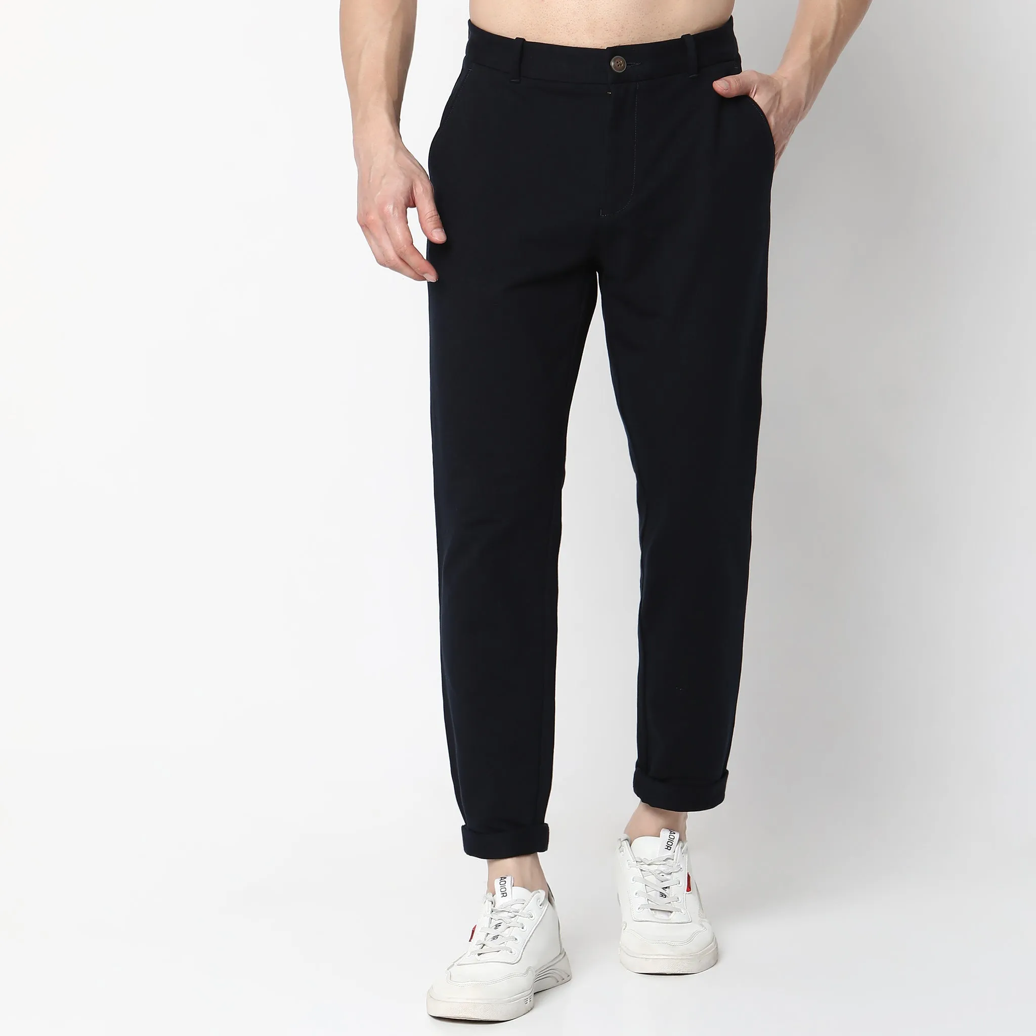 Knit Crop Chinos™  - Ulitimate Comfort - 4 Way Flexibility by E-Fast® Stretch