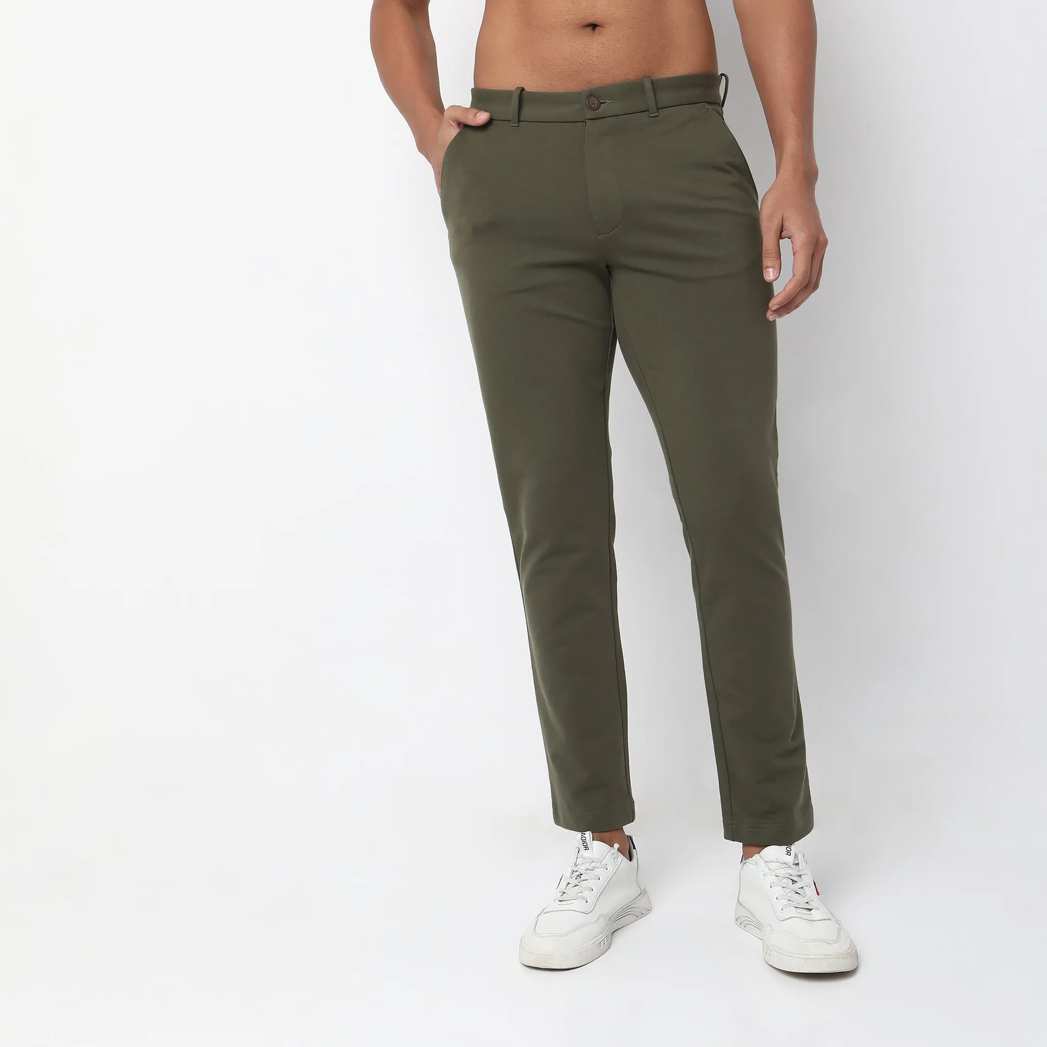 Knit Crop Chinos™  - Ulitimate Comfort - 4 Way Flexibility by E-Fast® Stretch