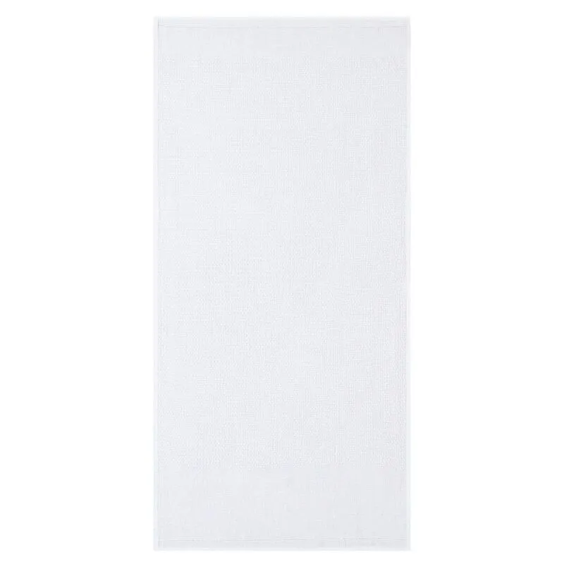 Le Jacquard Francais Linen Bath Towels "Lula" - White