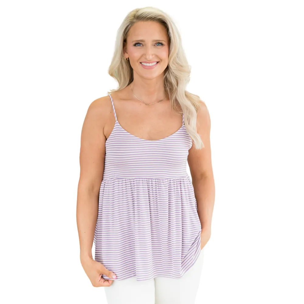 Lovable Lilac Sleeveless Top [Online Exclusive]