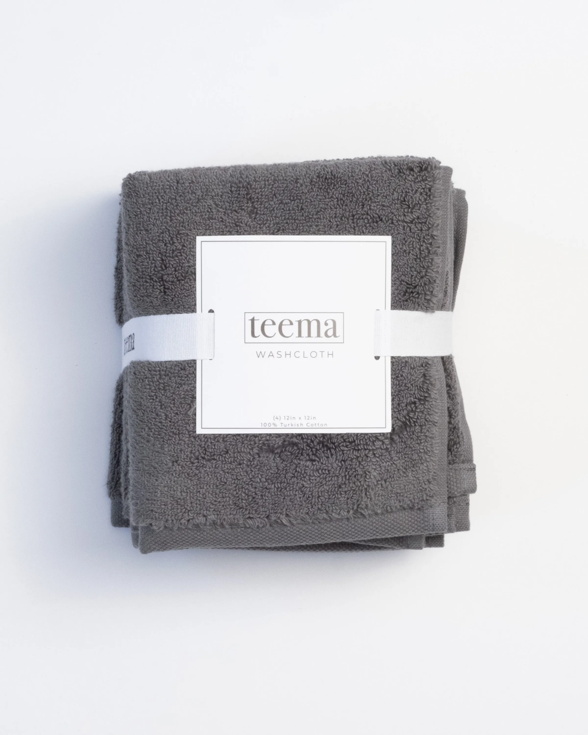 Luxe Bath Towels in Charcoal