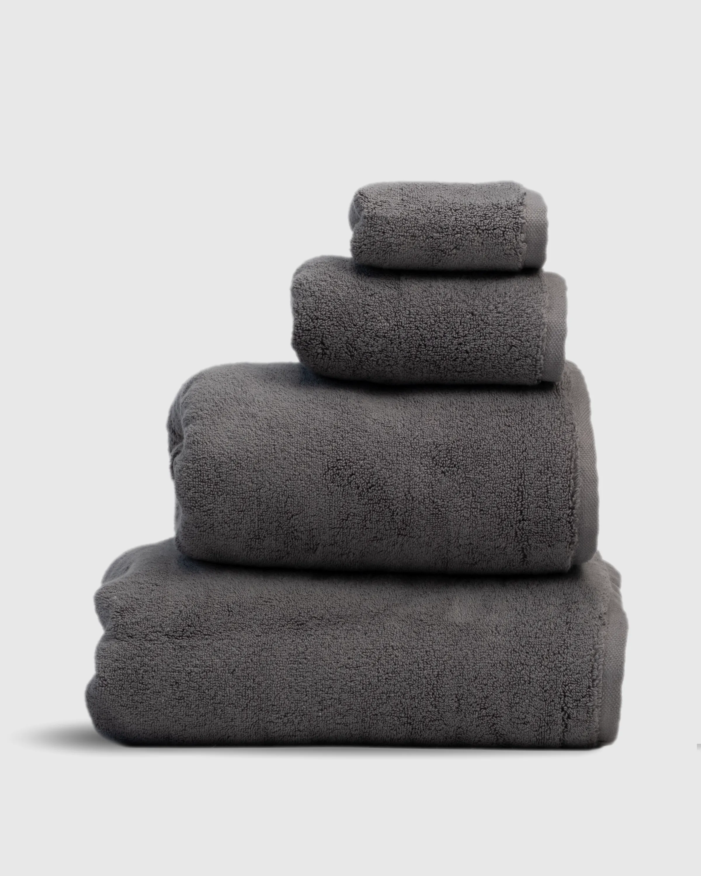 Luxe Bath Towels in Charcoal