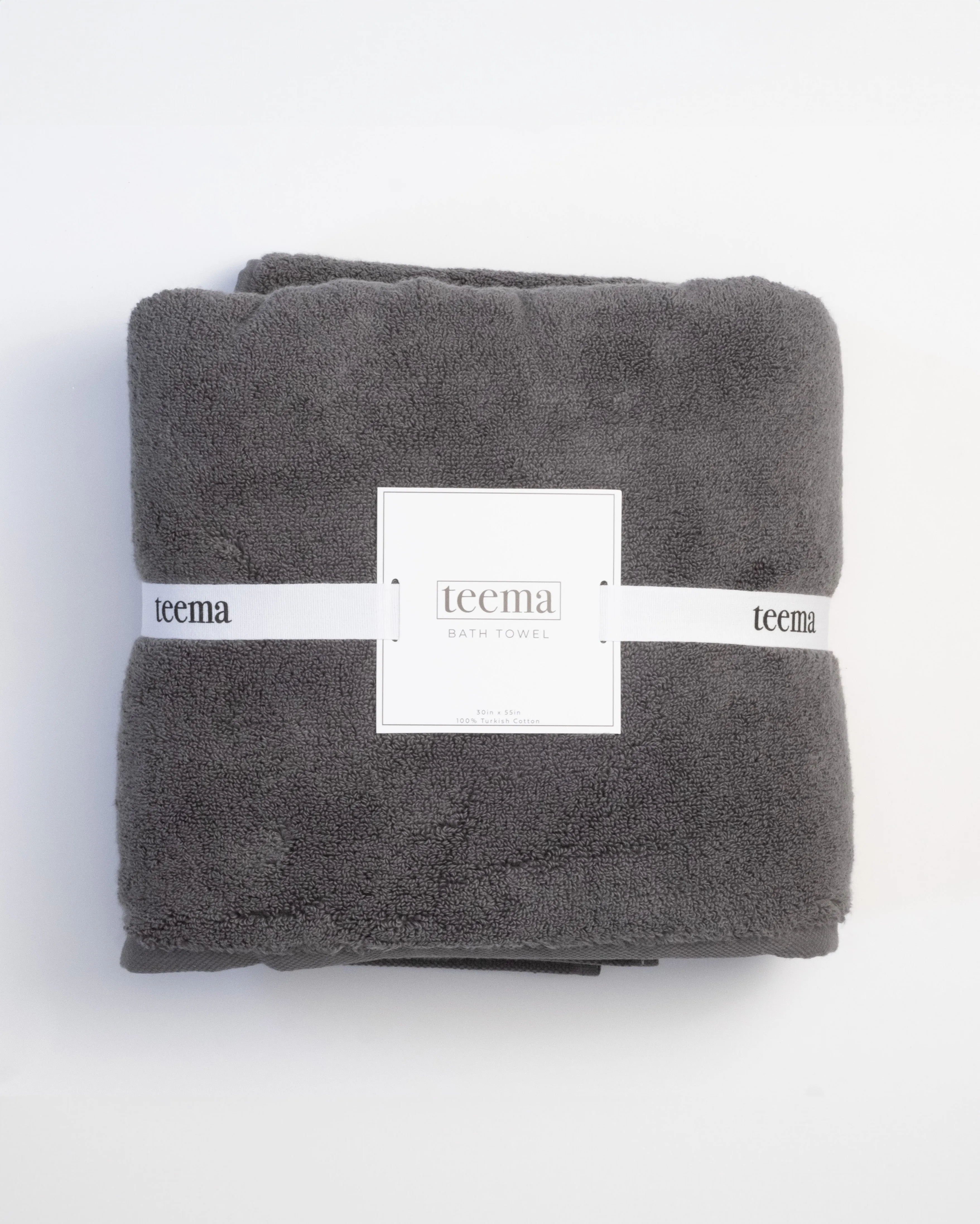 Luxe Bath Towels in Charcoal