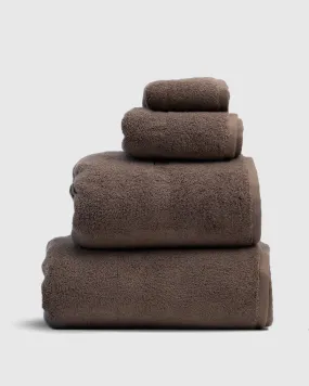 Luxe Bath Towels in Chocolate