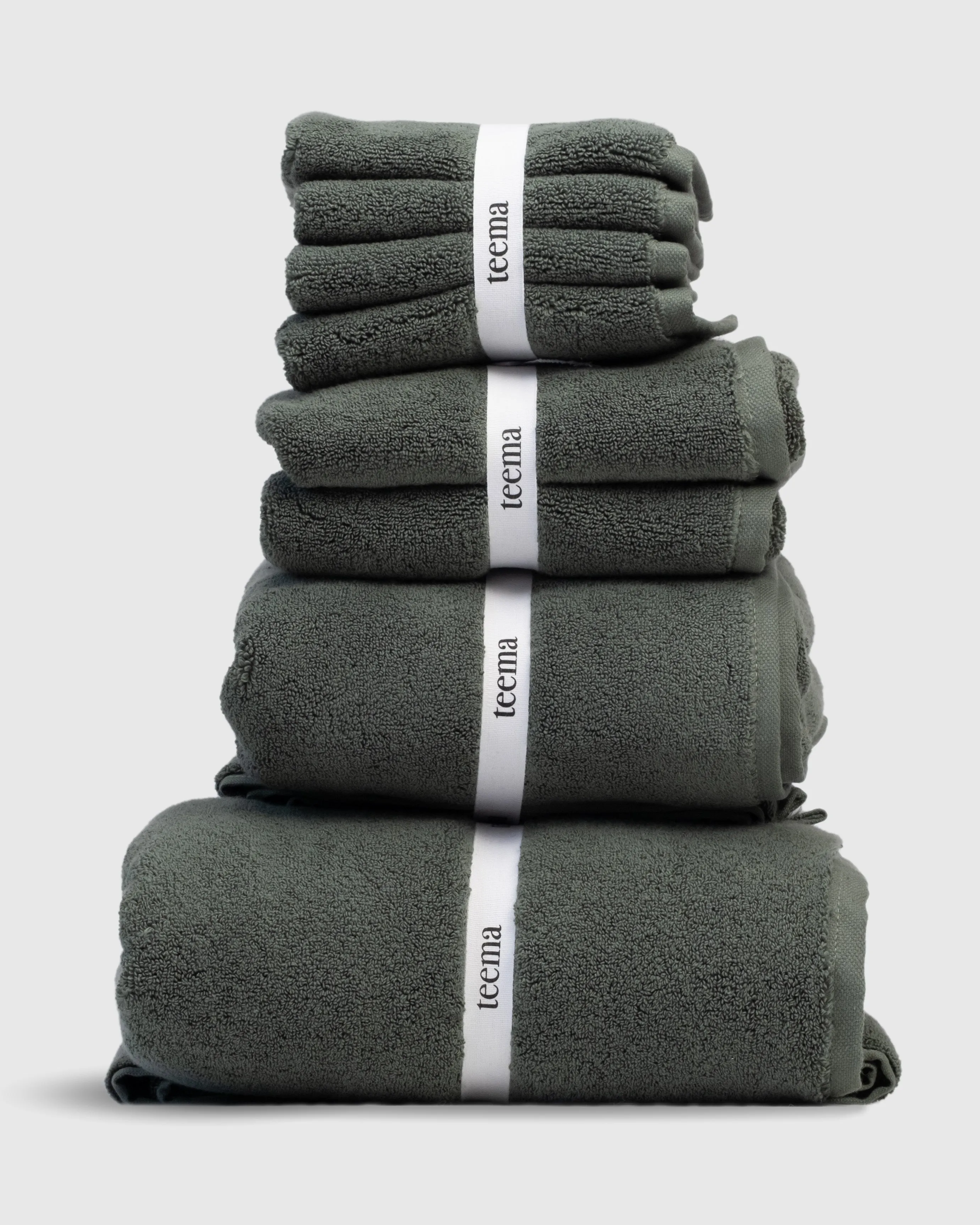 Luxe Bath Towels in Jade