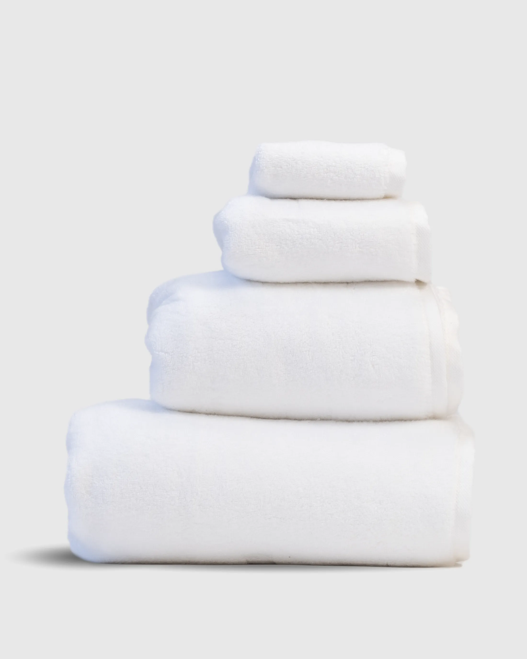 Luxe Bath Towels in White