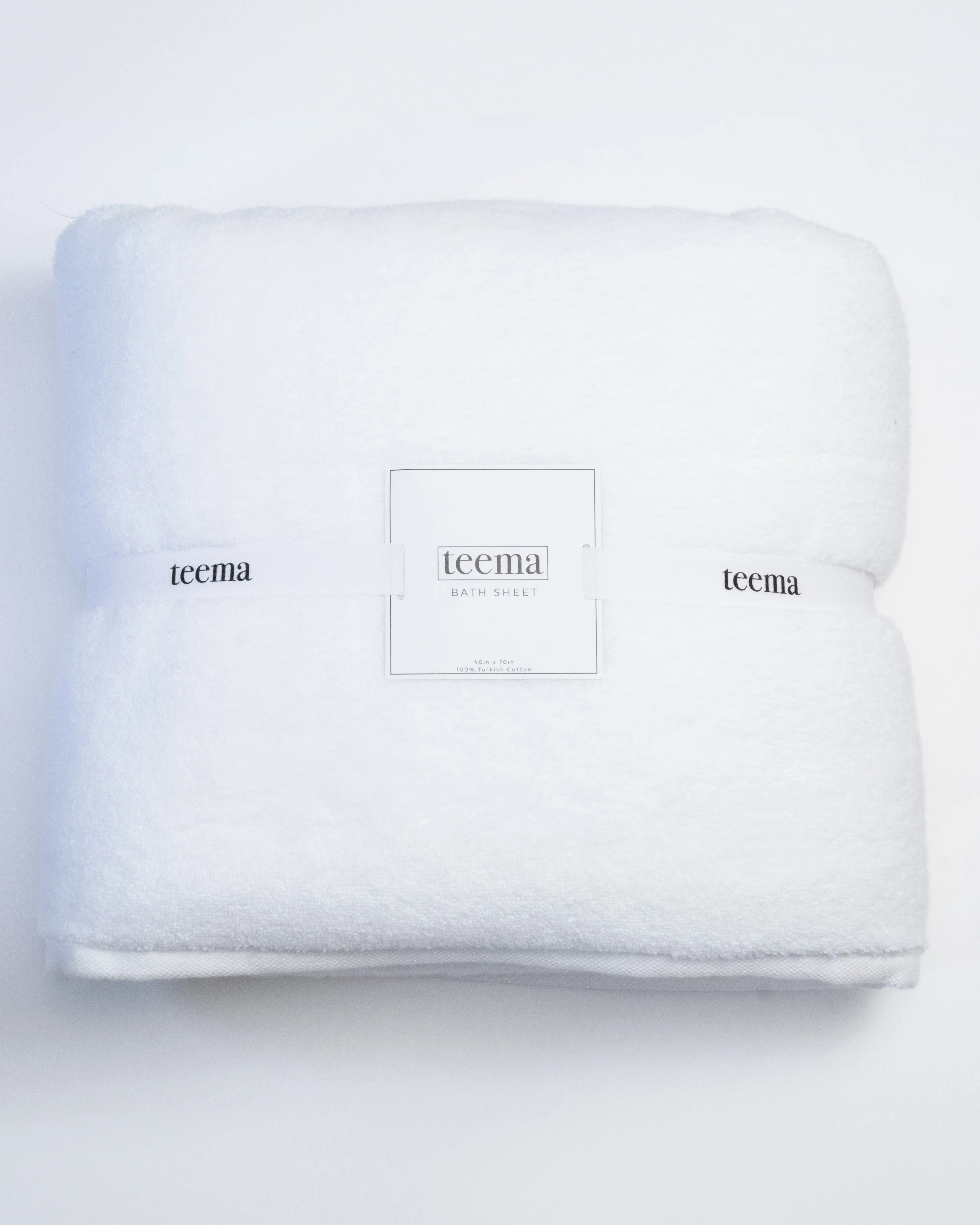 Luxe Bath Towels in White