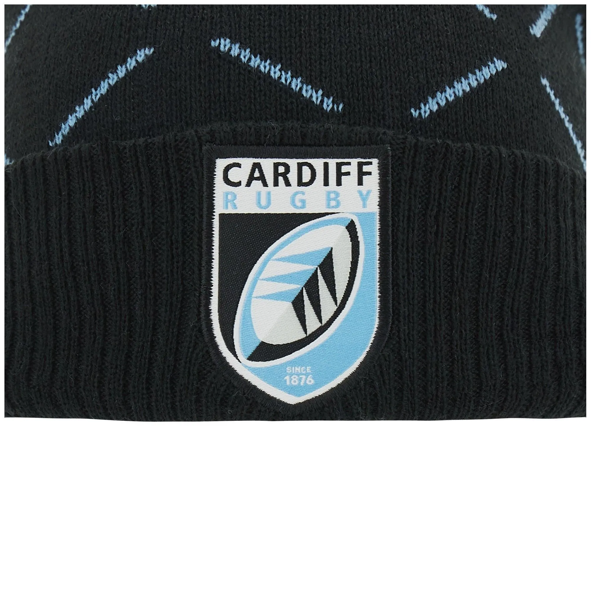 Macron Cardiff Rugby Pom Pom Beanie