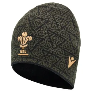 Macron Wales WRU 2024/25 Six Nations Skull Knit Beanie